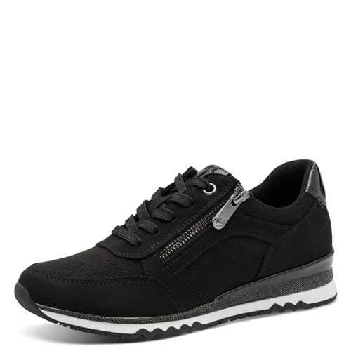 Marco Tozzi Damskie buty sportowe 2-23781-41, Black Comb, 42 EU, czarny Comb, 42 EU