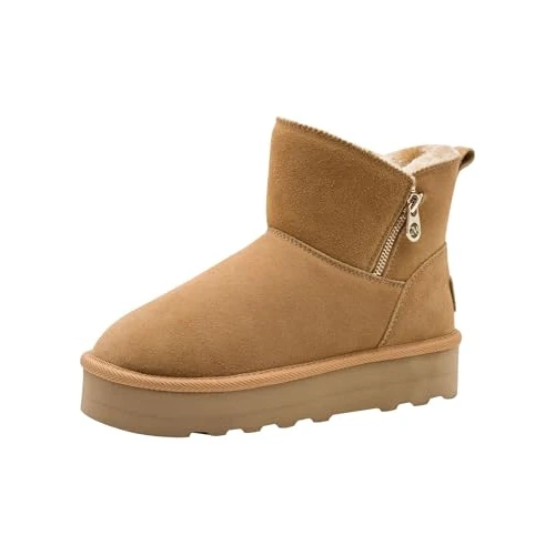 Zeitlich begrenztes Angebot: MARCO TOZZI by GMK Damen Stiefeletten aus Leder Warm, Braun (COGNAC), 41 EU von 37.79 € auf 37.79 € (0.00% Rabatt)