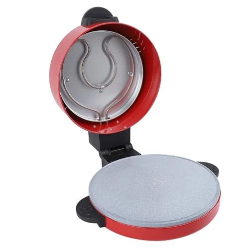 Horno para Pizza, Máquina para Hacer Pizzas de Encimera de 1800 W con Control Automático de Temperatura, Horno para Pizza Eléctrico Antiadherente de Calentamiento Rápido para