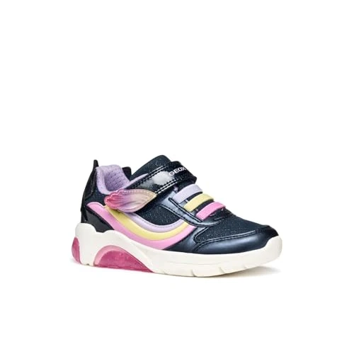 Offerta a tempo: Geox J Fadinlight Girl, Scarpe da Ginnastica, Navy Multicolor, 31 EU - 0% da 47.31 € a 47.31 €