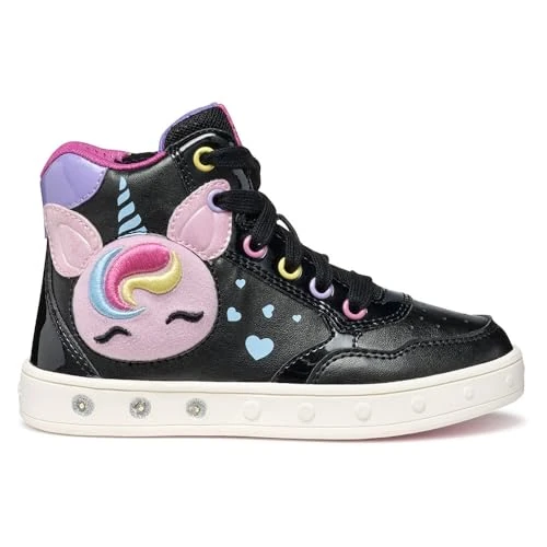 Geox Junior J Skylin Girl Sneakers Black/Multicolor 30_EU