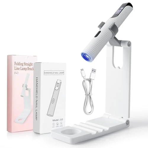 Oferta limitada: Romon Lampara UV Led Uñas, USB Recargable y Portátil, 3W Lampara Led Uñas, Mini Lampara UV Led Uñas con Soporte, Temporizador 20/60, para el Secador de Uñas del Salón de Casa, Blanco de 13.99 € a 13.99 € (ahorro 0.00%)