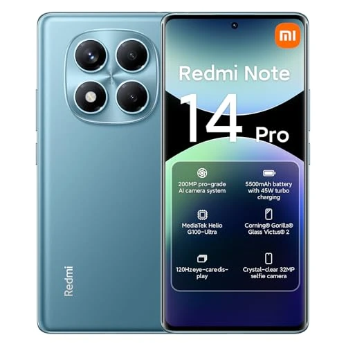 Xiaomi Redmi Note 14 Pro 4G 256GB Ocean Blue