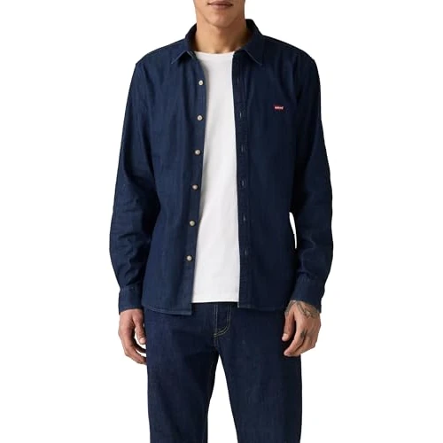 Limited offer: Levi's Men's Long-Sleeve Battery Housemark Slim Shirt from 45.00 EUR to 45.00 EUR (save 0%)