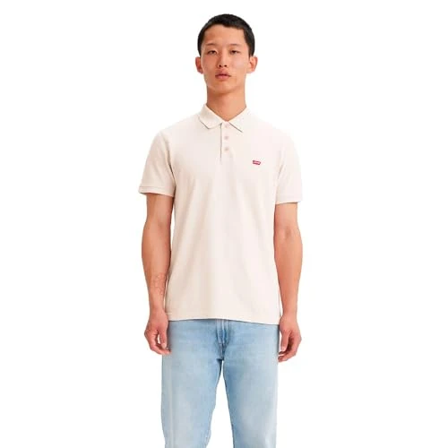 Limited-time offer: Levi's Men's Pique Polo Shirt, Colour Crystal Pink, Size L, Crystal Pink, L from 31.99 GBP to 31.99 GBP (save 0%)