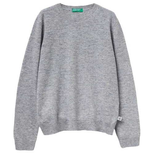 Limited offer: United Colors of Benetton Kids & Teen's Maglia G/C M/L 106wc108r Sweater, Grey, 120 from 29.95 EUR to 18.69 EUR (save 38%)