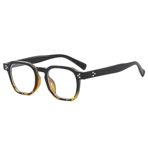 Limited offer: LJCZKA Square Blue Light Glasses for Men Women Round Glasses Anti Blue Light Anti Fatigue for Computer Rest from 13.99 EUR to 11.19 EUR (save 20%)