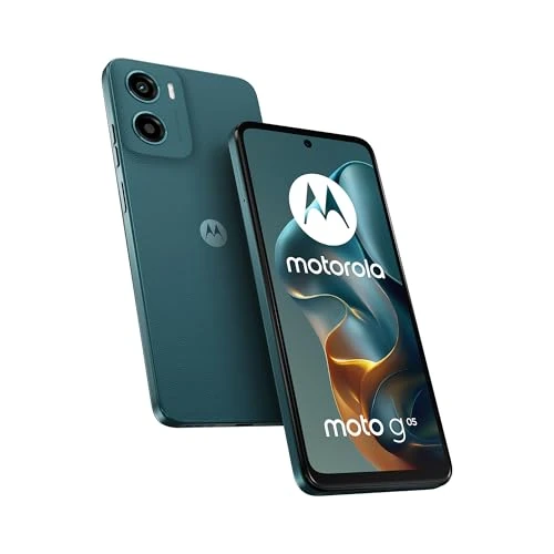 Motorola Moto G05 (4/256 GB, Camera 50 MP + Flicker Protection Sensor, Display 6.67 Inch HD+ 90 Hz, Battery 5200 mAh, MediaTek Helio G81, Android 15), Forest Green