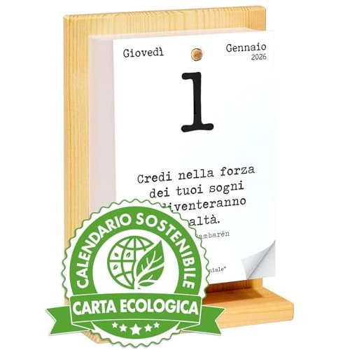 Offre limitee: Calendario geniale 2026 con supporto de 24.90 EUR a 24.90 EUR (economie 0%)