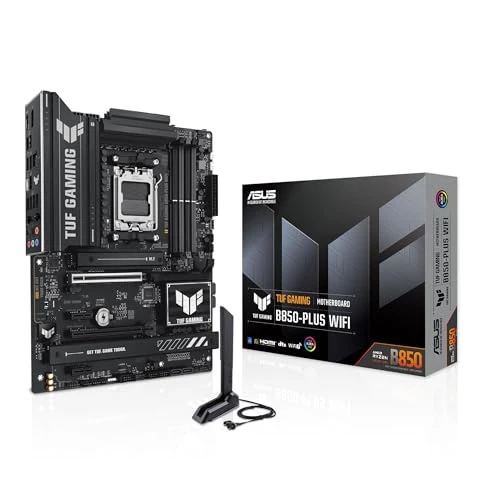 Offerta a tempo: ASUS TUF Gaming B850-PLUS Scheda madre WiFi AMD AM5 B850 ATX, 14+2+1 stadi 80A, AI Ready, DDR5, PCIe 5.0, 3X M.2, Wi-Fi 7, 2.5Gb LAN, DisplayPort, HDMI, USB 10Gbps e 20Gbps Type-C, BIOS Flashback - 22% da 241.19 € a 189.00 €