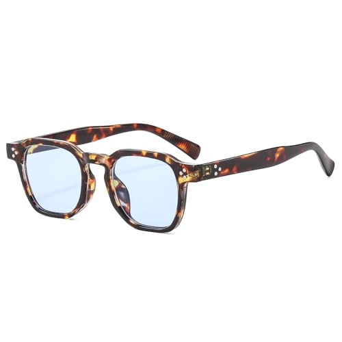 Limited offer: LJCZKA Small Polygon Sunglasses for Men and Women Retro Square Sunglasses Vintage Shades UV400 Protection from 9.99 EUR to 9.99 EUR (save 0%)