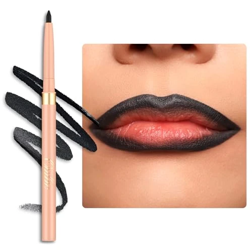 Oferta limitada: OULAC Delineador de Labios Negro Mate, Lip Liner Resistente al Agua que Dura 24 Horas +, a Prueba de Manchas, Muy Pigmentado, Suave, Contorno de Labios, Vegan (01) Noir de 7.99 € a 6.83 € (ahorro 15%)