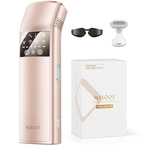 Laser Hair Removal for Women, Hyper Triple-Pulse IPL Hair Removal Device, Sapphire Painless Ice-Cooling Contact, Long-Lasting Professional Hair Removal Device with Smart App