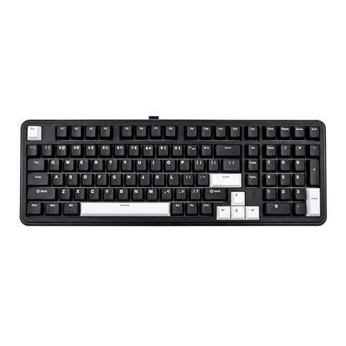 Oferta limitada: EPOMAKER TH99 Teclado Mecánico Tri-Modo para Juegos, Personalizable y Intercambiable en Caliente, con Teclado Numérico, Gasket y RGB, Sonido Cremoso, para PC/Mac/Oficina/Juegos (Negro, Creamy Jade) de 109.99 € a 55.00 € (ahorro 50%)
