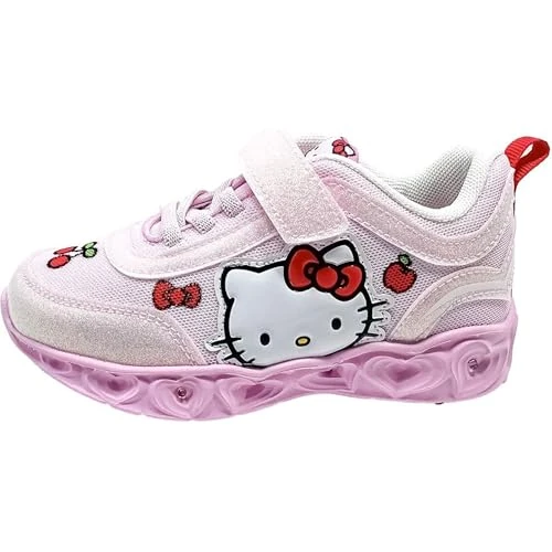 CERDÁ LIFE'S LITTLE MOMENTS Sportschoenen voor meisjes, ledlampen en lichte EVA-zool, Hello Kitty, gymschoenen, Roze, 31 EU