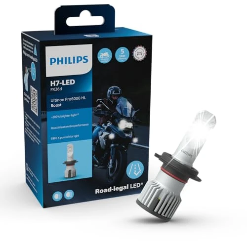 Beperkte aanbieding: Philips Ultinon Pro6000 Boost Moto H7-LED LED-lamp, +300% helder**, 5800K, ultra compact ontwerp van 61.98 EUR naar 61.98 EUR (besparing 0%)