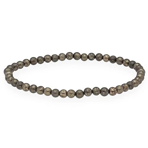 Lebensquelle Plus Kralenarmband met edelstenen, mini-armbandje, 4-5 mm, Eine Grösse, Edelsteen, Bergkristal