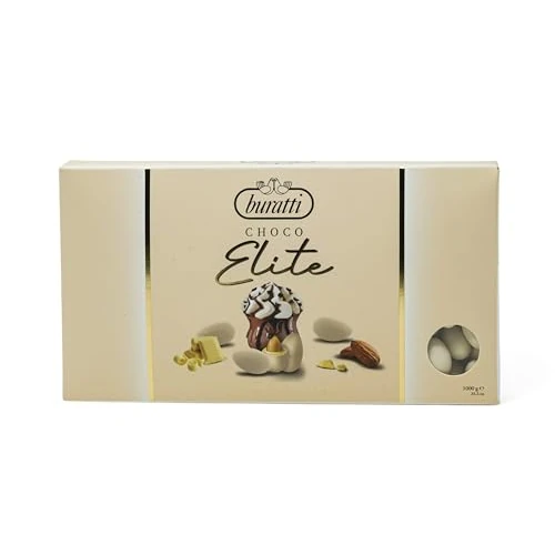 Offre limitee: Buratti Confetti Tenerezze Elite Affogato au Chocolat Couleur Ivoire - 1kg de 19.49 EUR a 19.49 EUR (economie 0%)