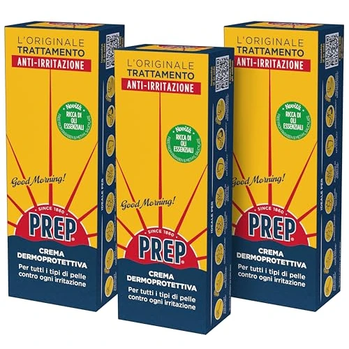 Offre limitée : PREP, Crème protectrice pour tous types de peau contre les rougeurs et les perforations, soulage les irritations et les fissures, taille du tube, 3 pièces de 75 ml chacune de 26.28 € à 26.28 € (0.00% de remise)