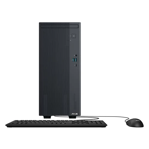 ASUS Desktop Mini Tower V500MV#B0DPNDQ4RP,Processore Intel Core 13esima gen i5-13420H, RAM 16GB, 512GB SSD, Windows 11 Home, Mouse e tastiera inclusi, Grigio
