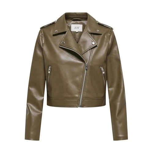 JdY Damen Jdymoxy Faux Leather Jacket OTW Hab, Teak, s