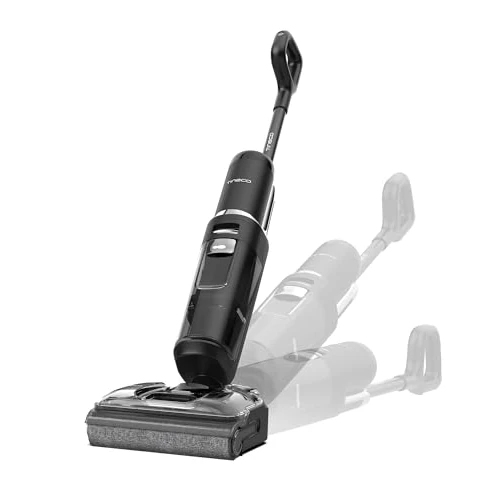 Tineco Floor One S7 Stretch Ultra Aspiradora inalámbrica en seco y húmedo - Diseño antienredos con posición Horizontal de 180 ° - 50 Minutos de autonomía - Autolimpieza FlashDry a 85 °C