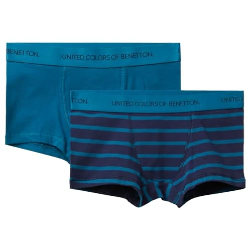 United Colors of Benetton Boys' Boxer Shorts, blue, 18 Months