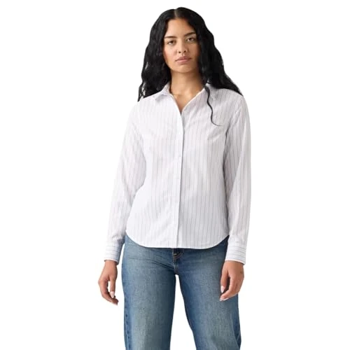 Levi's Maglietta da Uomo, Colore Addie Pin Stripe V2, Taglia M, Addie Pin Stripe V2, M