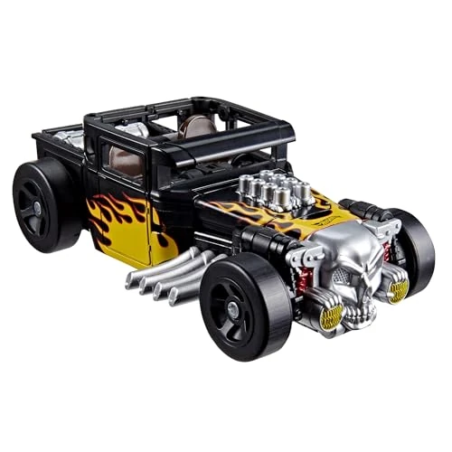 Offre limitée : Transformers Collaborative Hot Wheels® x, Figurine Convertible Twin Millä | Transformers Figurine collaborative Hot Wheels 12,7 cm Classe Deluxe – Shaker en os de 36.99 € à 26.49 € (28% de remise)