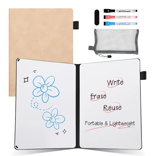 Limited-time offer: AGM A5 Mini Whiteboard, Portable Dry Erase Board with 3 Colored Markers, Eraser, and Mesh Pouch, Ideal for Studying, Meetings, Note-Taking, and Doodling-Pink from 14.25 £ to 14.25 £ (save 0.00%)