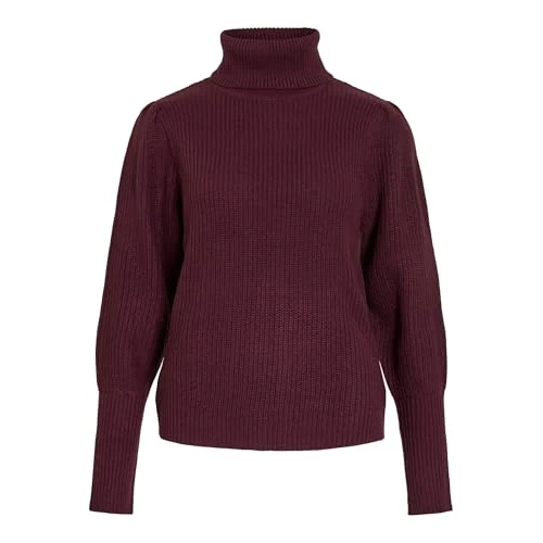 Offerta a tempo: Vilou New Rollneck L/S Knit Top – Noos, Fig, XL - 0.00% da 29.99 € a 29.99 €