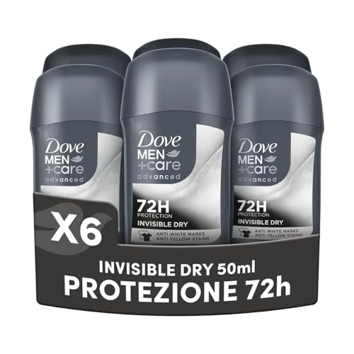 Dove Men+Care Advanced Anti Transpirant Deo Stick Invisible Dry Deodorant mit 72 Stunden Schutz gegen Körpergeruch und Achselnässe 50 ml