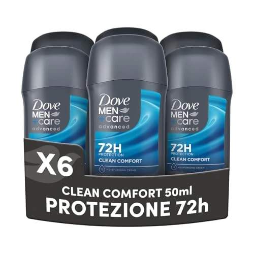 Dove Men+Care Advanced Clean Comfort Deodorant deodorant met 72 uur bescherming tegen lichaamsgeur en okselzweet, 50 ml