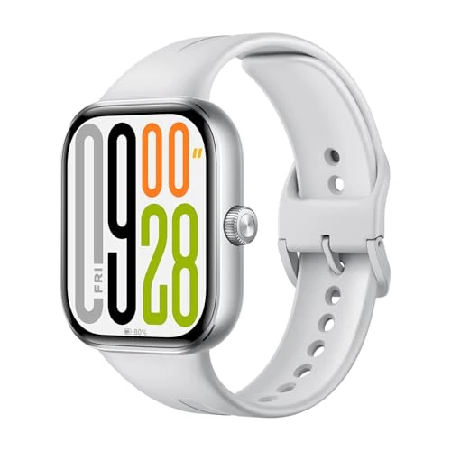 Oferta limitada: XIAOMI Redmi Watch 5 Silver Gray, Llamadas Bluetooth, Pantalla AMOLED 2.07", Monitor de frecuencia cardíaca, Monitorización de sueño, Cancelación del Ruido, Control de la cámara, Gris (Versión ES) de 109.99 EUR a 65.00 EUR (ahorro 41%)