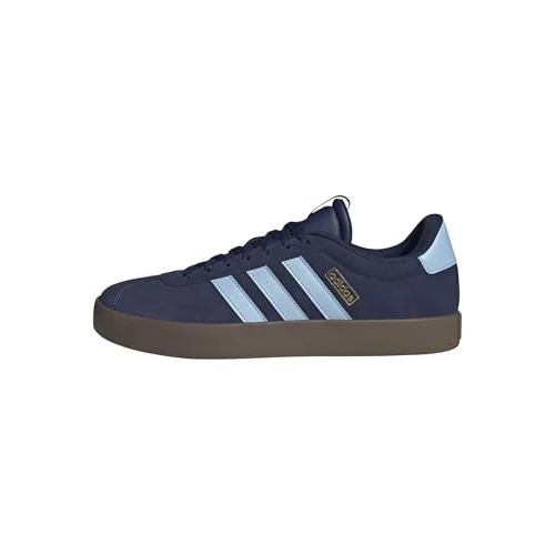 Offerta a tempo: adidas Uomo VL Court 3.0 Shoes, Dark Blue/Clear Sky/Gold Met., 42 2/3 EU - 43% da 70.00 € a 39.92 €
