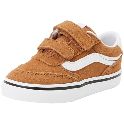 Vans Brooklyn LS V, Zapatillas Niños, Gwt - Suede Chipmunk, 22.5 EU