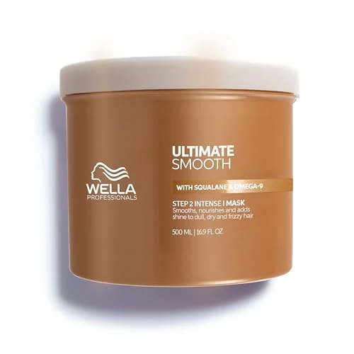 Offerta a tempo: Wella Professionals Ultimate Smooth Maschera Capelli Ristrutturante - Hair Mask con Squalano e Omega 9 - Per Capelli Secchi, Opachi e Crespi (500ml) - 11% da 40.00 € a 35.64 €