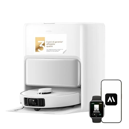 Limited-time offer: MOVA P50 Pro Ultra Robot Vacuum Cleaner with Flexible Mop, 19,000 Pa Suction, Anti-Tangle Brush, Edge to Edge Cleaning, Self Cleaning of Mop and Washboard at 75°C, Automatic Emptying from 1813.31 GBP to 1813.31 GBP (save 0%)