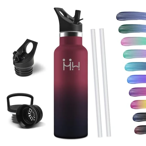 Limited-time offer: HoneyHolly Stainless Steel Water Bottle Flask, 750 ml, BPA-Free, Leak-Proof Insulated, Double-Walled, with Straw from 19.79 GBP to 19.79 GBP (save 0%)
