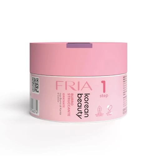 Offerta a tempo: Fria Korean Beauty Burro Struccante, Rimuove il Trucco Waterproof, Testato su Occhi e Pelli Sensibili, Delicato su Occhi e Ciglia, Confezione da 80ml - 30% da 8.99 € a 6.29 €