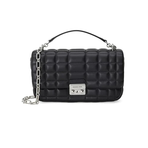 Michael Kors Lg Conv Chain Shldr handtas, 1x1x1, Zwart, 1x1x1