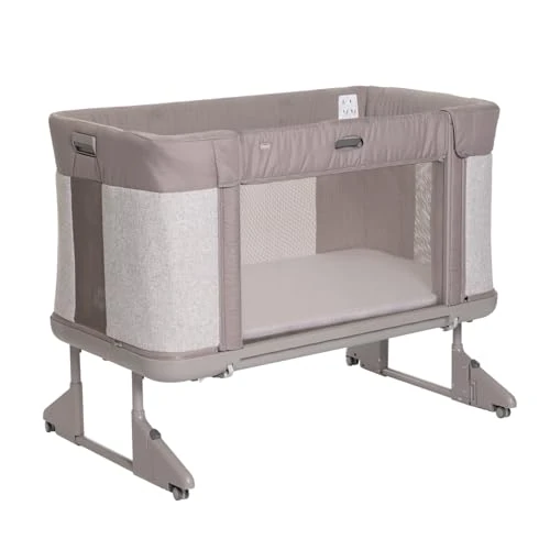 Chicco Next2Me Forever, Lit Bébé 3en1, Jusqu’à 4 Ans (22 Kg), Compatible avec Différents Lits, Berceau Bébé 3en1, Hauteur Réglable, Bonne Circulation de l'Air, 4 Roues, Matelas Inclus