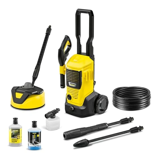 Limited offer: Kärcher pressure washer K 4 FJ Home, pressure: max 130 bar, delivery speed: 420 l/h, surface power: 30 m²/h, incl. home kit & foam nozzle, yellow from 259.99 EUR to 156.82 EUR (save 40%)