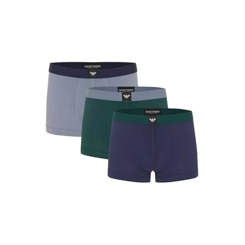 Offre limitee: Emporio Armani Essential Logolabel 3-Pack Trunk Maillot, Vert, L Homme de 45.62 EUR a 45.62 EUR (economie 0%)