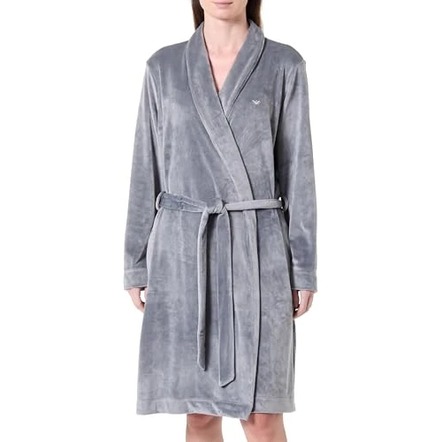 EMPORIO ARMANI CHENILLE JURK VOOR VROUWEN GRIJS M, Grijs, M