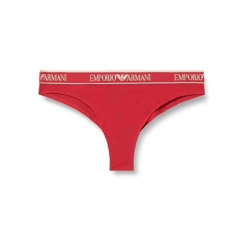 Zeitlich begrenztes Angebot: Emporio Armani Women's Logoband 2-Pack Brazilian Half Slip, RED, M, rot, M von 49.00 € auf 27.57 € (44% Rabatt)