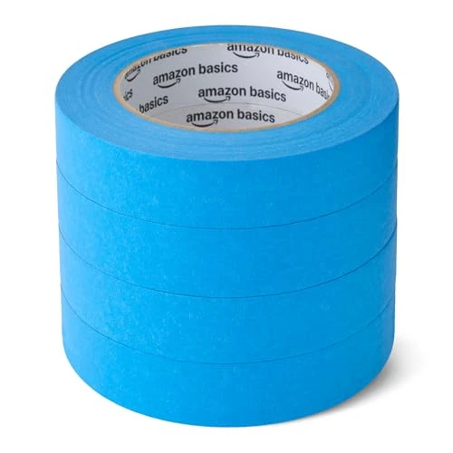 Limited offer: Amazon Basics Painters Tape, 0.94" x 60-Yard, 4 Rolls, Blue from 10.94 EUR to 10.94 EUR (save 0%)
