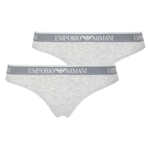 Emporio Armani Mezza Slittamento delle Signore, Grigio Melange/Grigio Melange, L