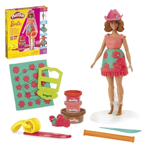 Offerta a tempo: Play-Doh Barbie Fleurons et Franges, Coffret de pâte à Modeler - 47% da 24.99 € a 13.30 €