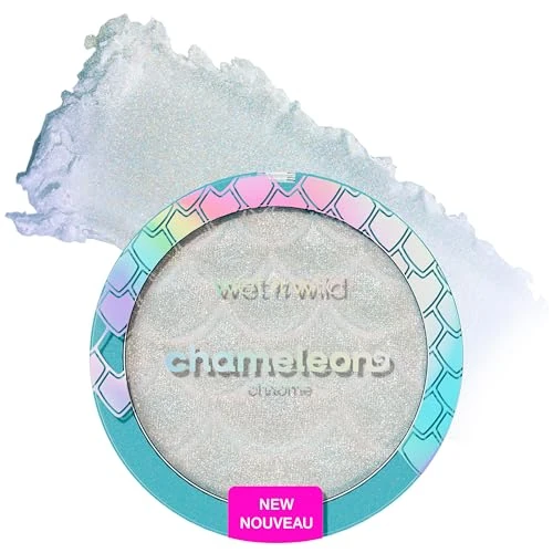 Tijdelijke aanbieding: Wet n Wild Chameleon Chrome Powder Highlighter, Lichtreflecterende Iriserende Pigmenten voor Dynamische Kleurovergang, Vloeibaar-naar-Poeder Textuur, Opbouwbare Formule, Venus Swing van 9.49 € naar 9.49 € (0.00% korting)